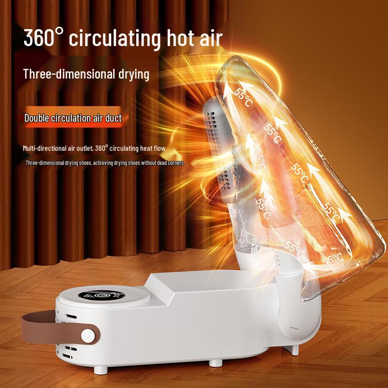 Portable Shoe Dryer: Compact, Foldable Device for Drying and Warming Shoes. Ideal for Students and Winter Use.
