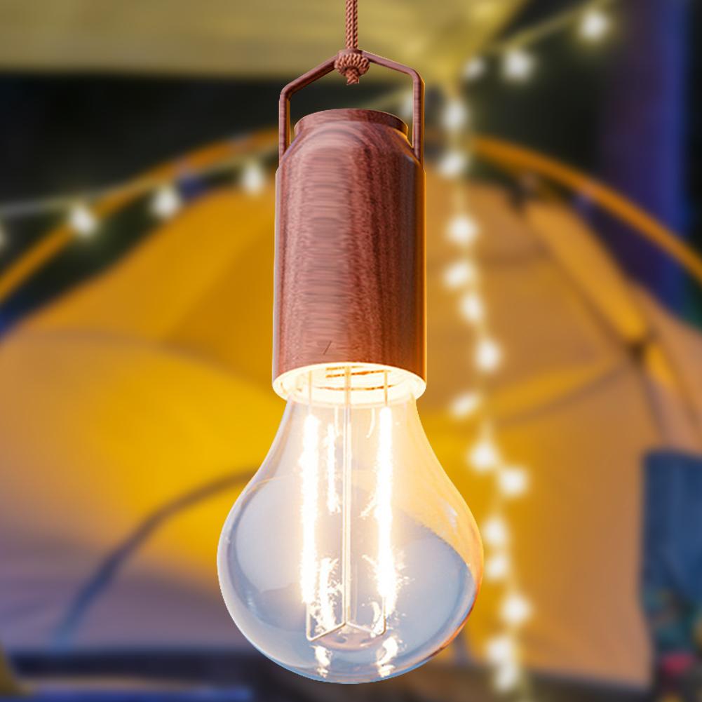 Mini Retro Hanging Lanterns USB Charging Camping Tent Travel Lamp Battery Operated for Hiking Fishing Outage Power Failure