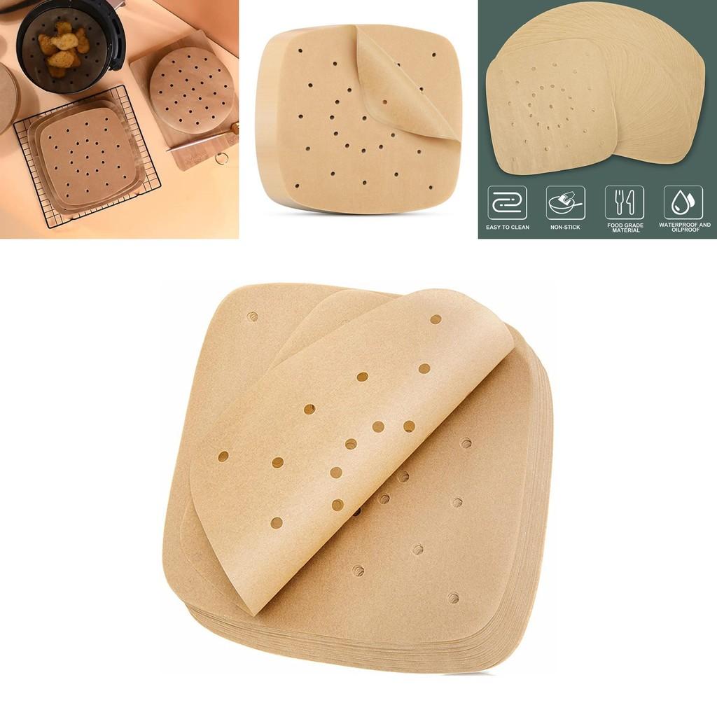 High Temperature Resistant Air Fryer Parchment Paper Round Baking Sheets For Easy Non Stick Cooking