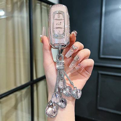 Geely Car Key Case for Binyue, Boyue, Emgrand GL, Binrui, Borui, Xingrui, Xingyue - Girl's Buckle Shell