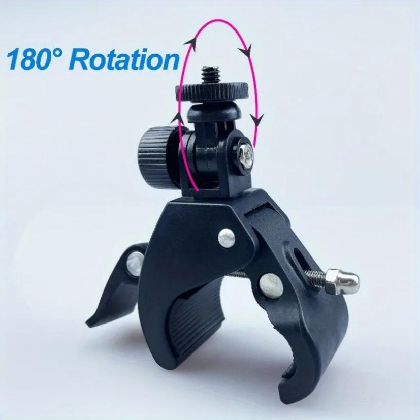 Universal Bike Handlebar Mount Lazy Bracket Durable Holder for Road Mountain Bikes Trolleys Cars for Sports Cameras Speakers