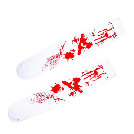 Reusable Holiday Party Supplies Halloween Horror Gloves, Creepy Red Hand Cosplay Prop for Party, Atmosphere Spooky Costume Accessory Haunted