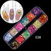 Multicolor Rhinestone Faux Pearl Glitter Nail Art Sequins Flake Manicure Decor