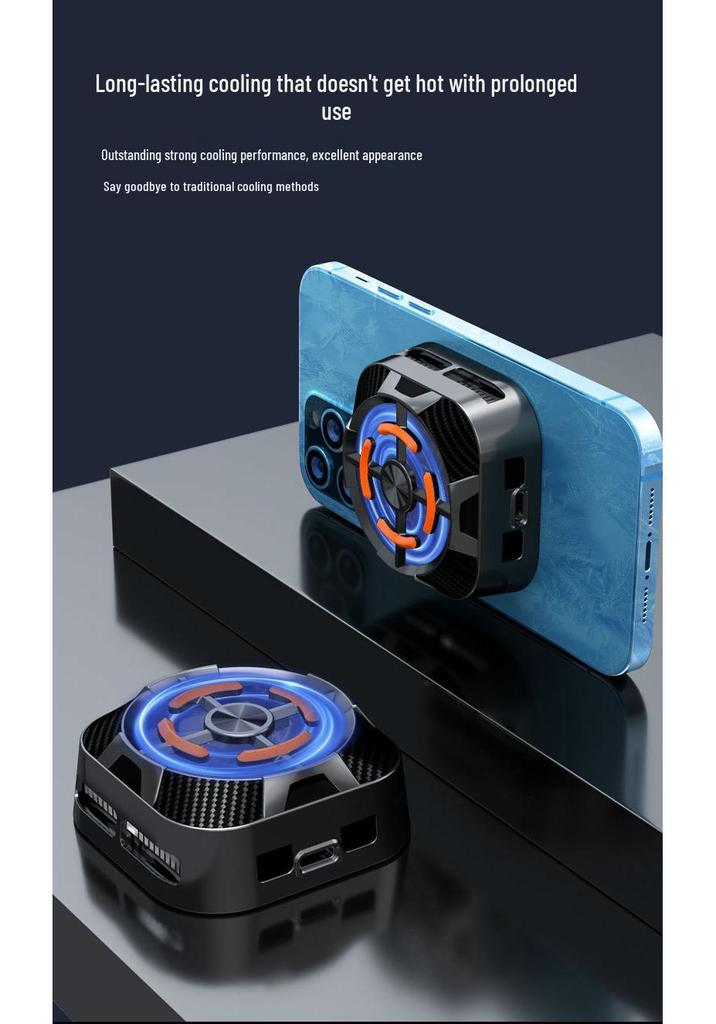 X79 Phone Cooler: Advanced Temperature Control Magnetic Cooling for Live Streaming and Gaming.