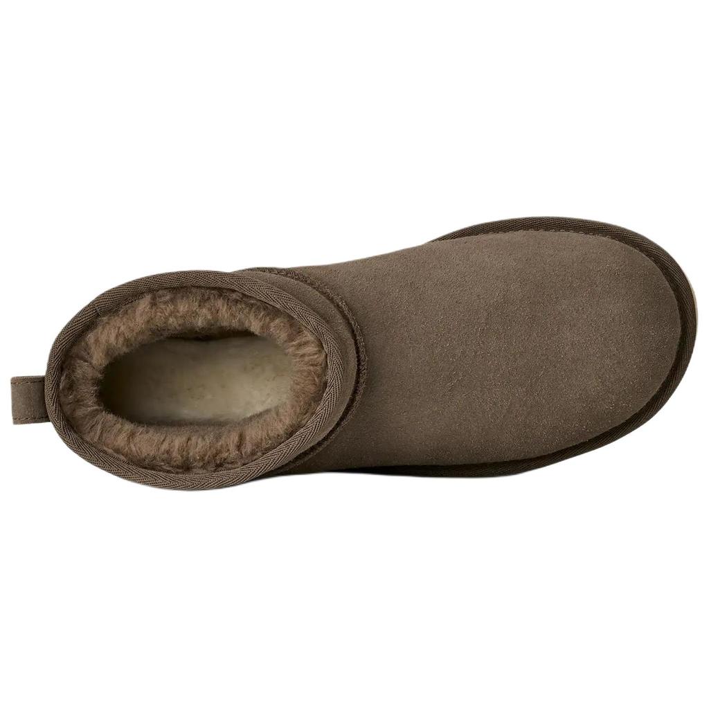 UGG Classic Ultra Mini Platform Suede Warm Versatile Slip-On Snow Boots Women boots Brown 1135092-DDRG