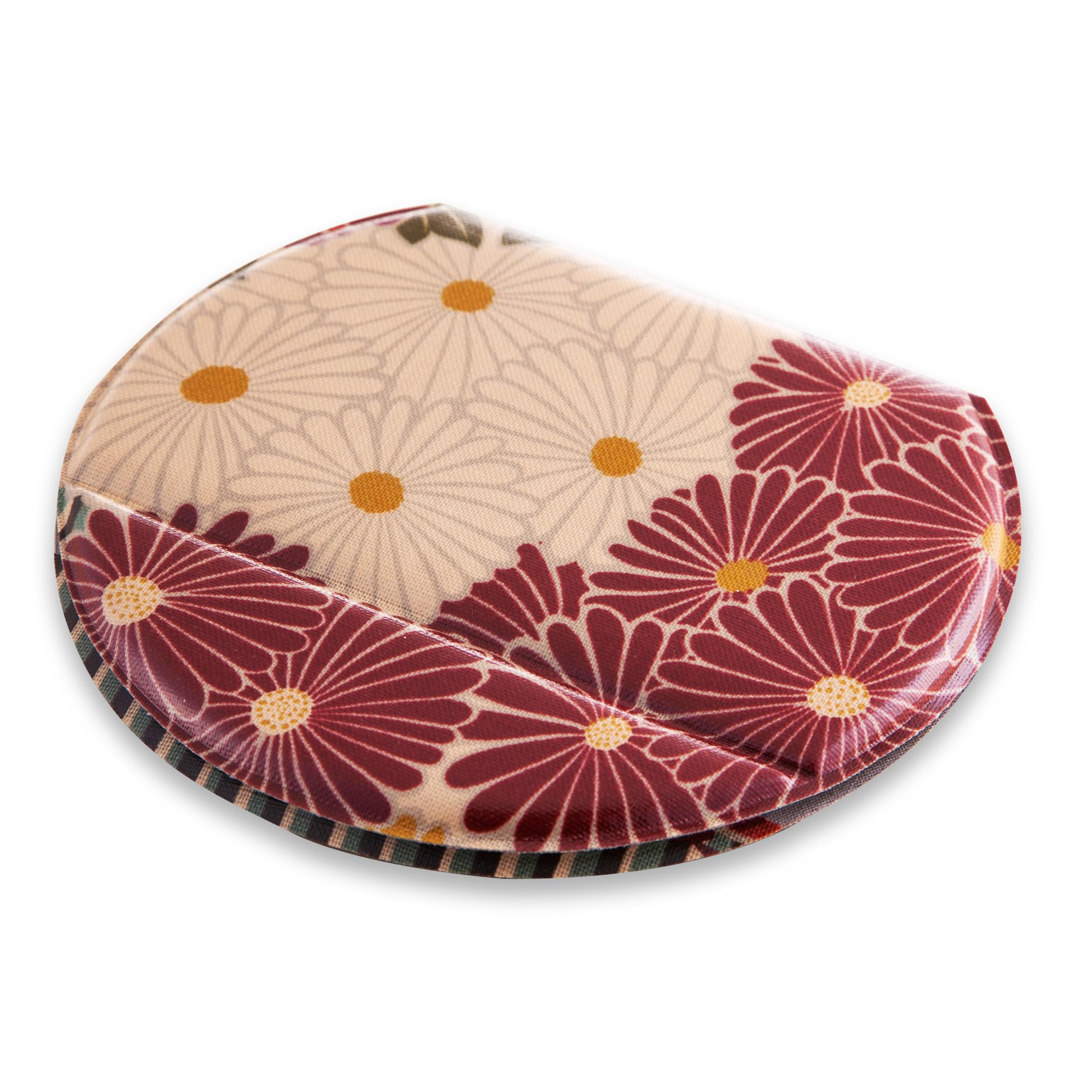 

Noren Folding Compact Hand Large Made in Perfect for Respect for the Aged and White Day Mirror, (Retro Flower/Blue) / Japan, Compact, Folding, синий