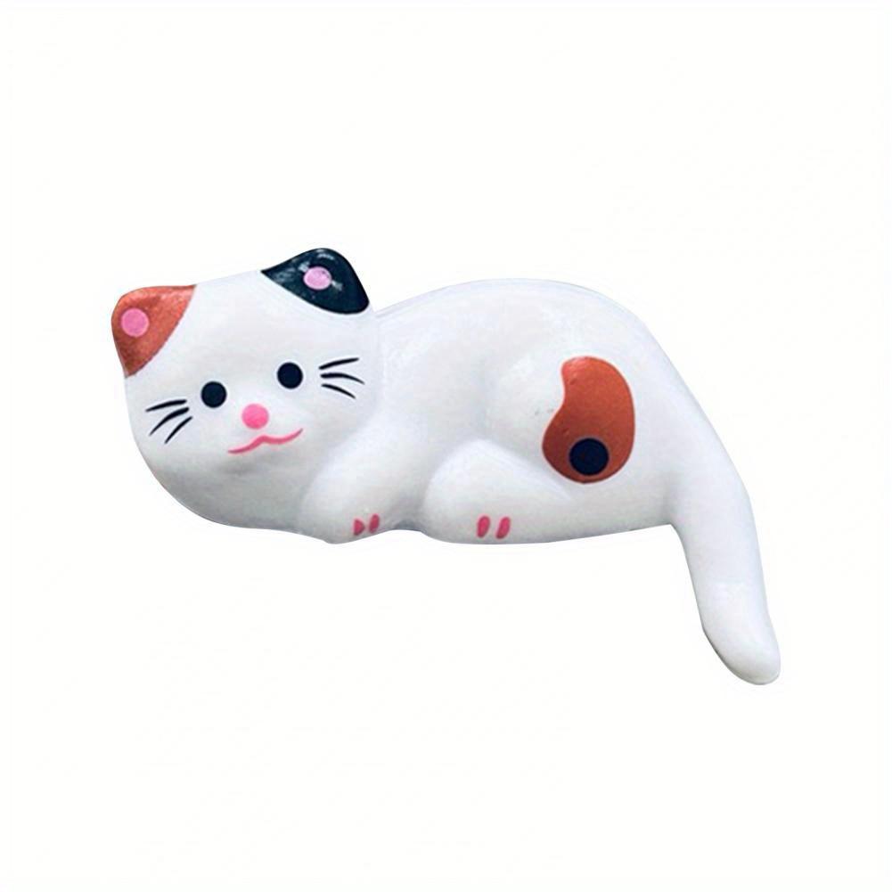 

Украшение для аквариума в виде животного Маленькая статуэтка кошки Украшение для аквариума Легко чистить Аквариум Домашнее украшение