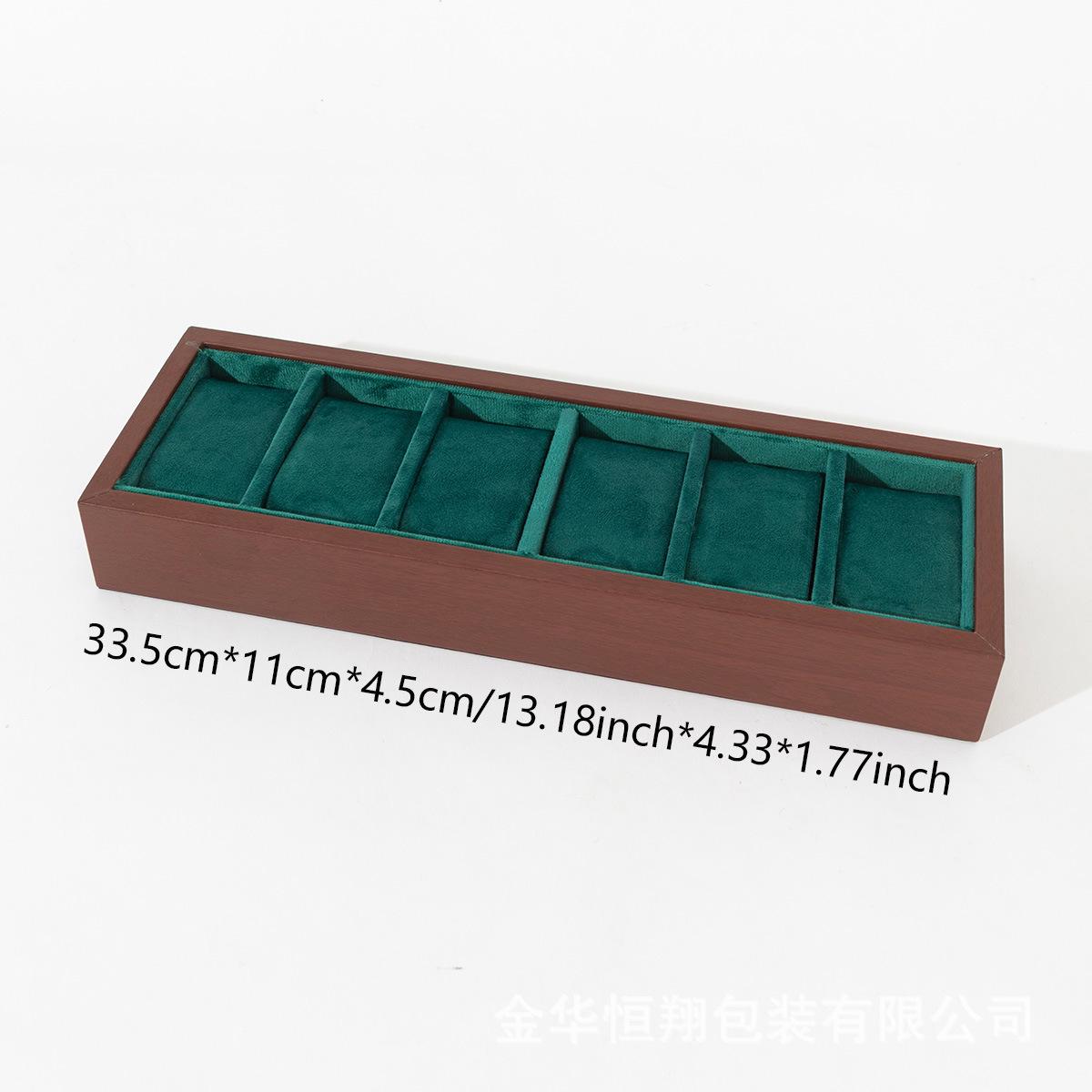 Watch Display and Storage Box with Velvet Stand