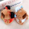 Fire Tortoise Plush Doll Keyring With Short Plush Material For Kids Gift And Accessories