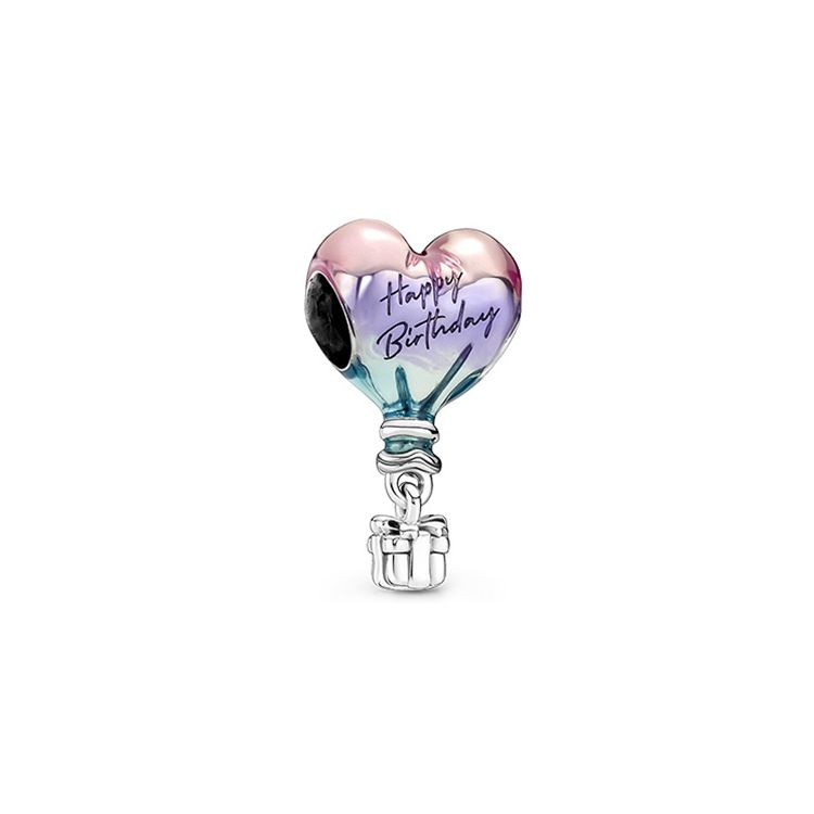 

Pandora Birthday Balloon 925 Silver Charm Men Charm Multicolor 791501C01 Box,F,Multicolor