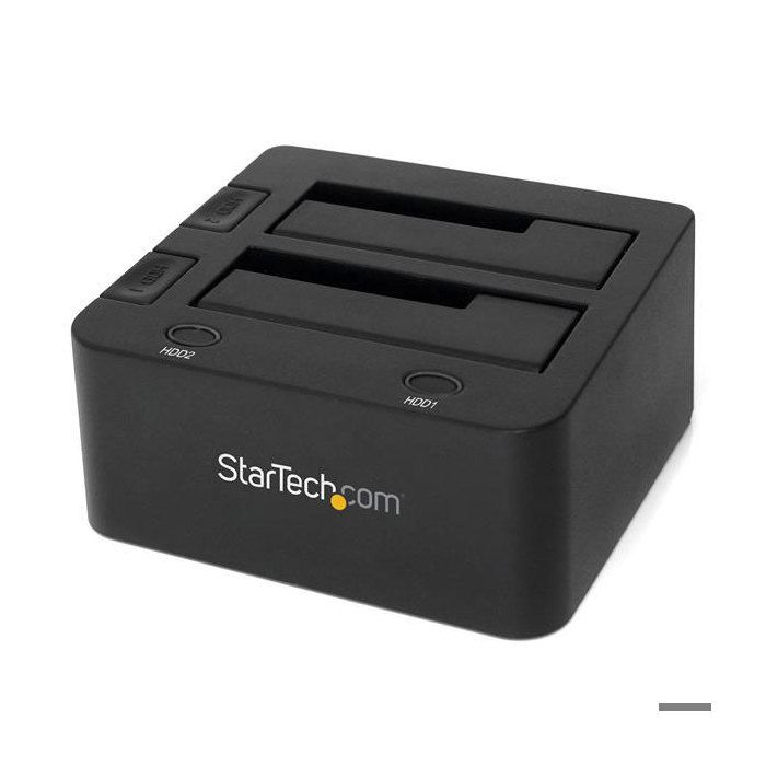 Station d'accueil - STARTECH - SDOCK2U33 - USB 3.0 - 2 disques durs SATA III - Noir