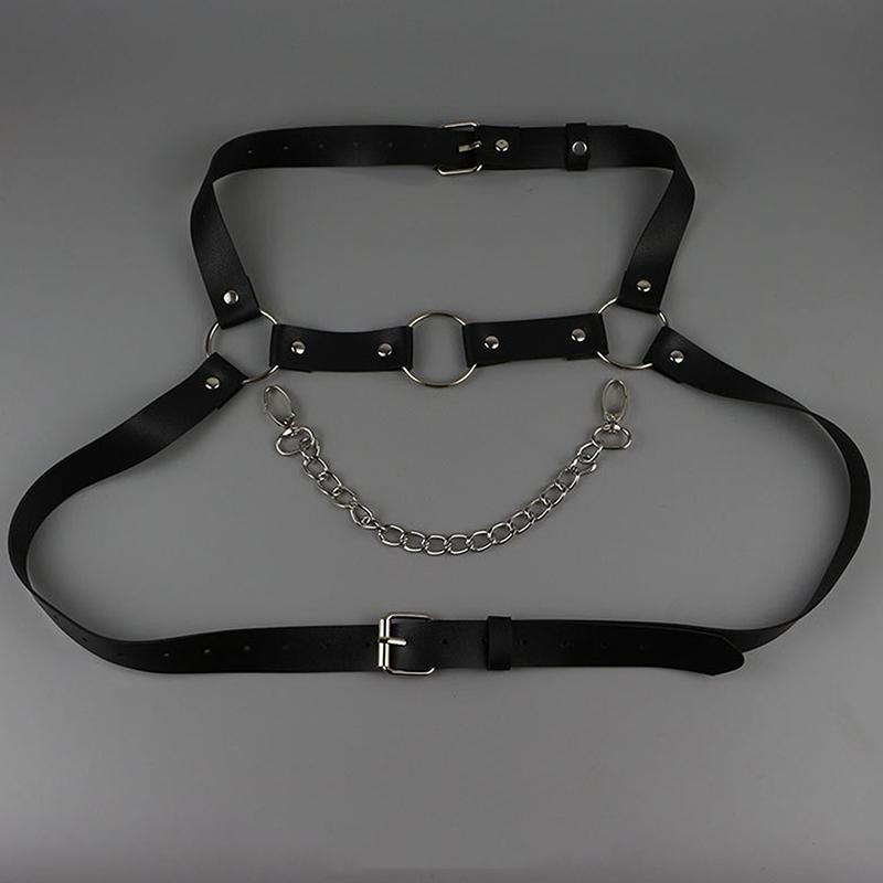 Men'S Fun Sexual Chest Leather Harness Belts Hipster Men'S Strap Chest Strap Men'S Strap Leather Harness Clothing Accessories