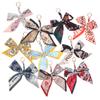 Porte-clés nœud papillon ruban élégant coréen écharpe en soie douce porte-clés porte-clés de voiture breloques de sac pour femmes accessoires de clés pour cadeaux de fille
