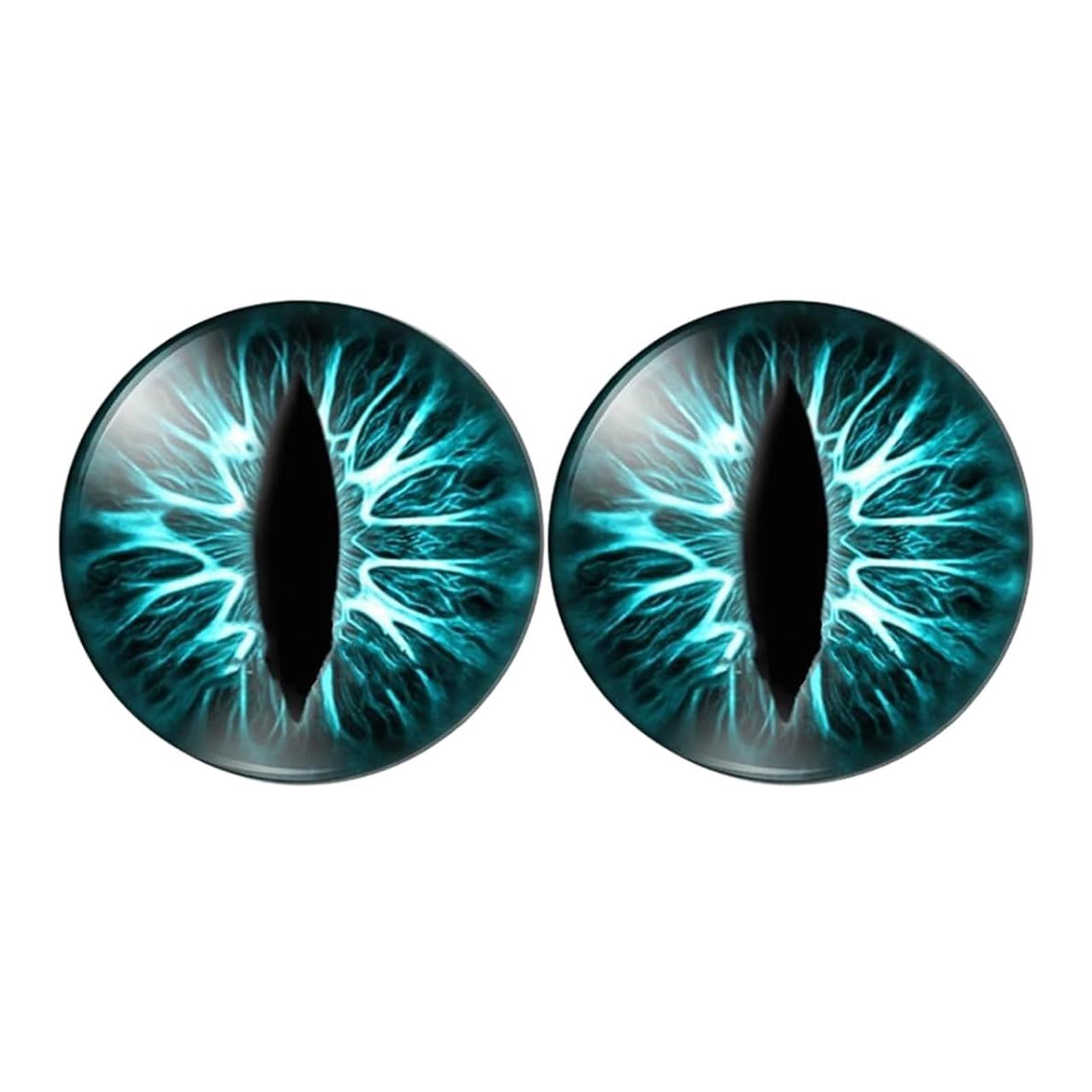 

2шт наклейки на фары Beast Eyes для джипов, 3D стереоэффект водонепроницаемый автомобильный декор для внедорожника, забавные наклейки Beast Eyes для автомобиля