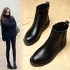 Damen Schlanke Knöchel-Schneestiefel - Flacher Boden im Martin-Stil für Herbst/Winter 2026
