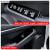 LHD RHD For Honda Vezel HR-V E:HEV  - 2024 Balck Window Lift Gear Shift Water Cup Panel Cover Trim ABS Interior Accessories