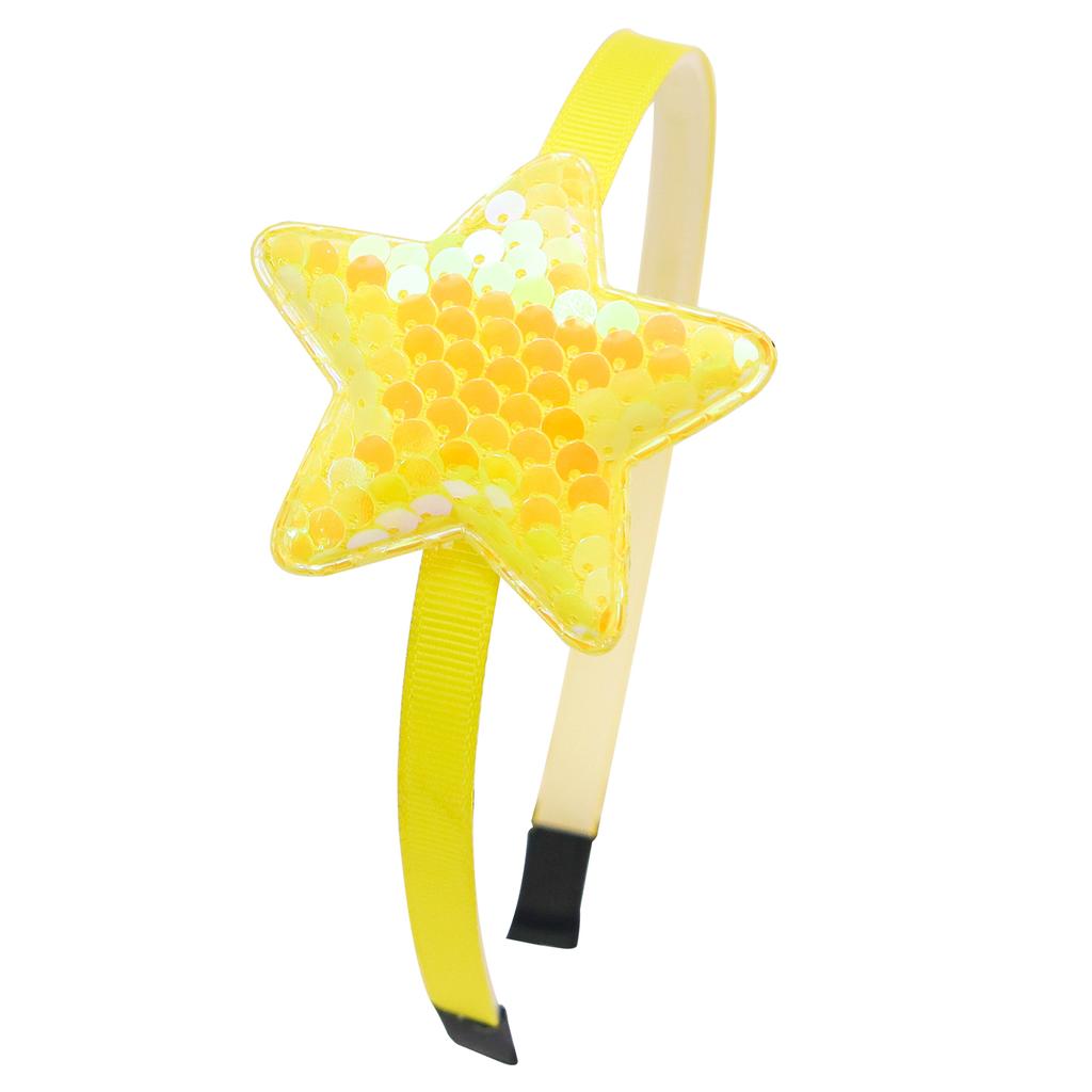 Mode Glitzer Herz Stirnbänder für Mädchen Niedliche Pailletten Stern Haarreifen Kinder Party Stirnband Kinder Kinder Mädchen Haarschmuck