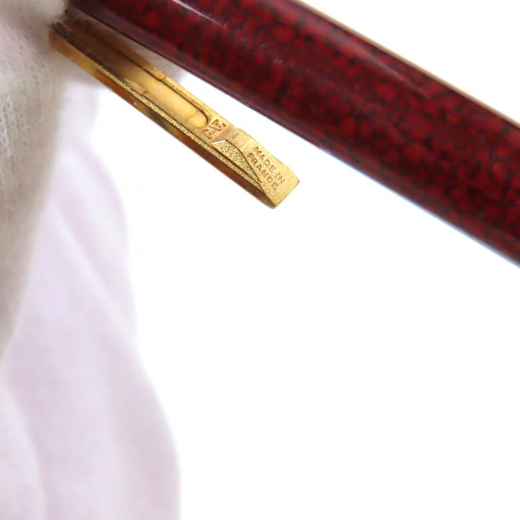 Cartier Ballpoint pen Trinity Logo Engraved Twist Type Bordeaux gold Used