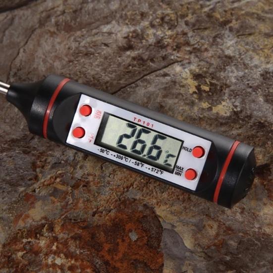 Kitchen Electronic Digital Thermometer Cooking Food Probe for Meat Water Milk