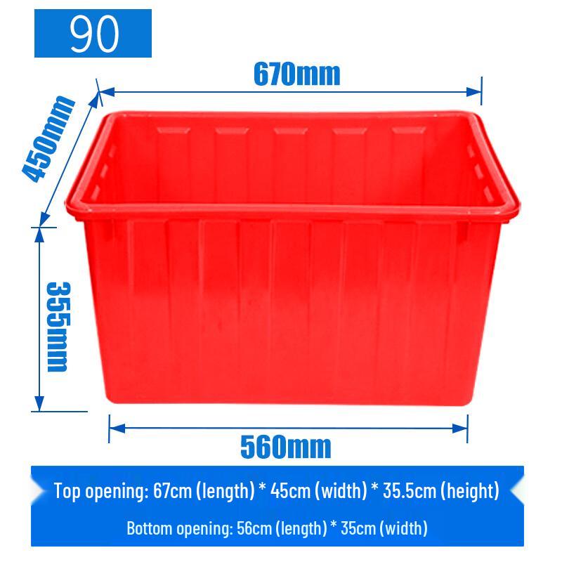 Lilang Heavy-Duty Plastic Storage & Turnover Box