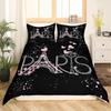 3D Valentine's Day Duvet Cover 2/3 Pieces Romantic Love Bedding Set AU/DE/EU Full Size Luxury Duvet Cover Polyester Soft Couple Cover