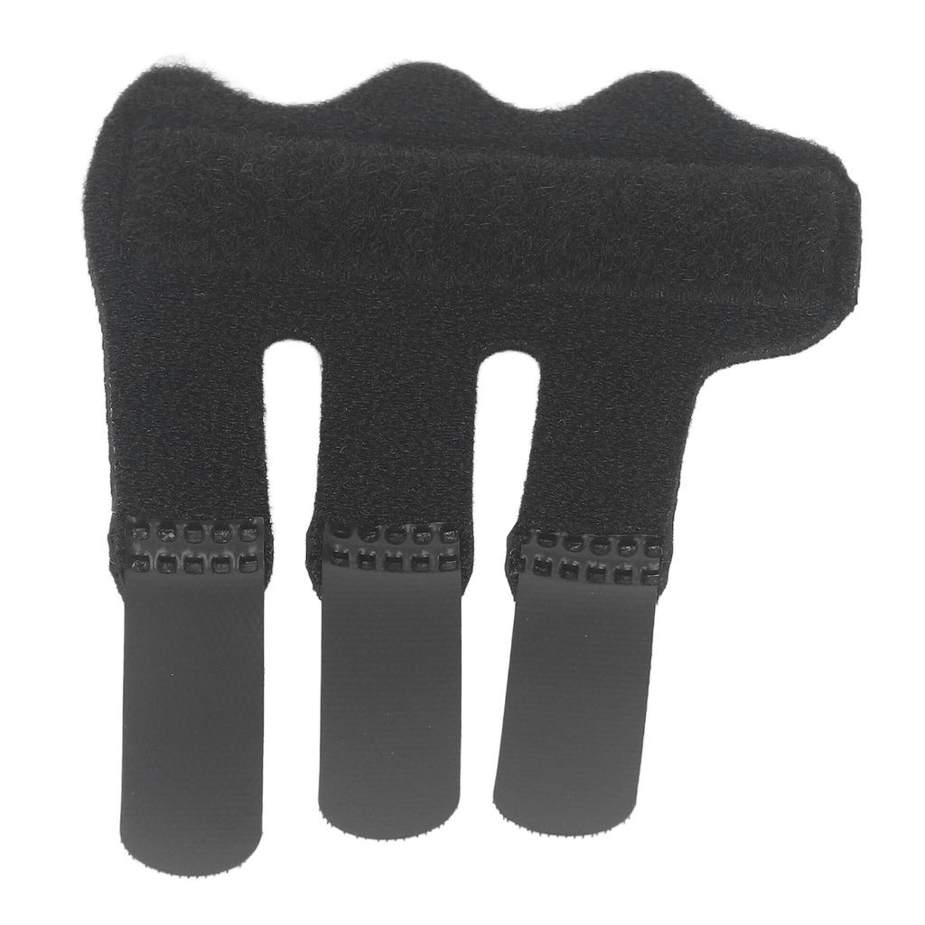 Finger Splint 3 Strap Soft Breathable Adjustable Trigger Finger Brace for Fixing