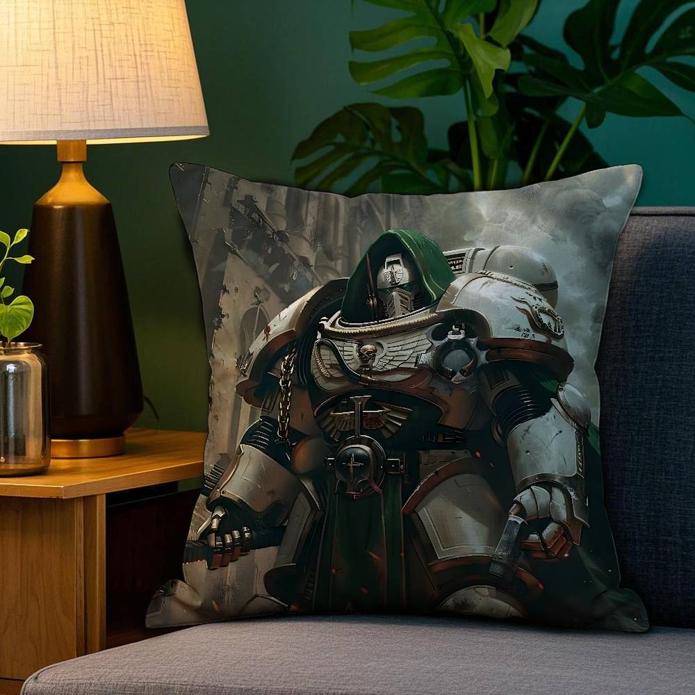 Game Pillow Case Sofa Living Room Bedroom Double-sided Printing W-Warhammer-S Square Cushion Nap Time Pillow Case