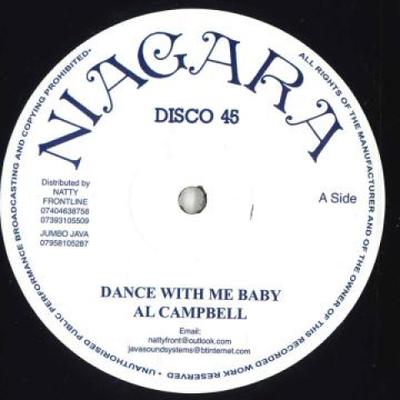 12-Zoll Schallplatte AL CAMPBELL / FREDDIE MCKAY - Dance With Me Baby / Lonely Man none Niagara 1979 UK Reggae, Ska & Dub