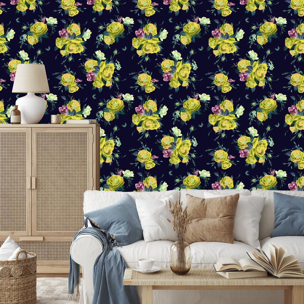 Roses Wallpaper for Living Room and Bedroom 50x1000
