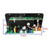 Audio Amplifier Board 30-120W Support Dual Microphone Bluetooth Amplificatore Subwoof for 4Ohm Speaker 12V 24V 110V 220V