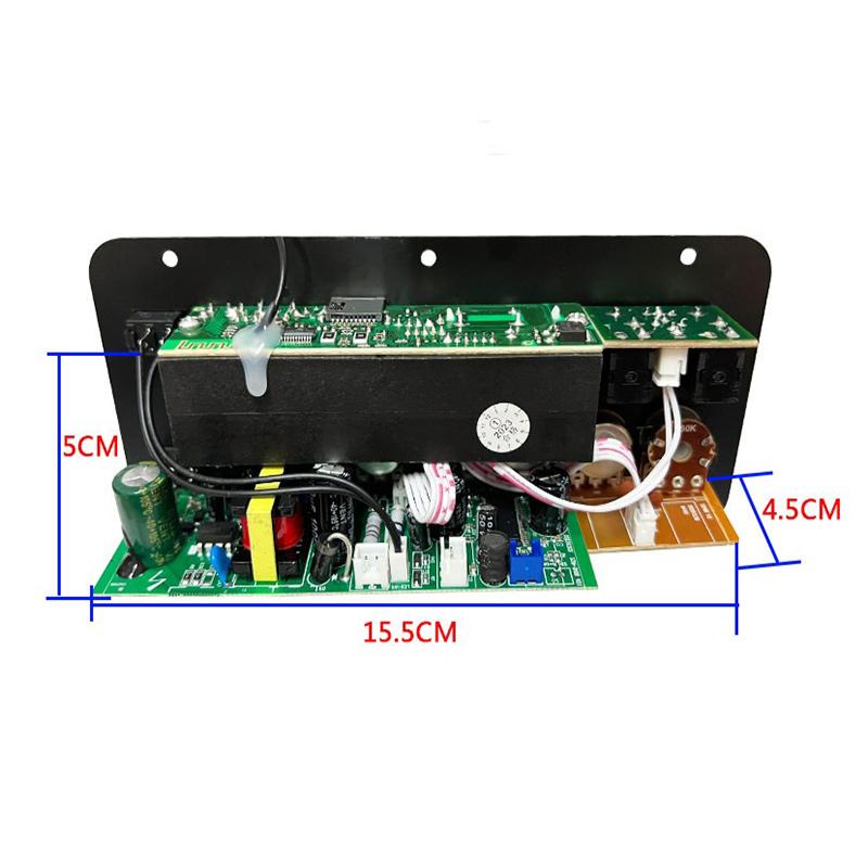 Audio Amplifier Board 30-120W Support Dual Microphone Bluetooth Amplificatore Subwoof for 4Ohm Speaker 12V 24V 110V 220V