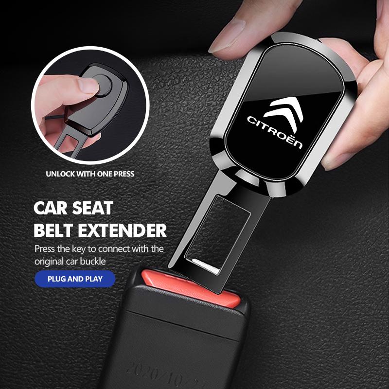 Car Seat Belt Clip Extension Safety Lock Buckle Plug Extender For Citroen C5 C1 C2 C6 C4L DS3 DS4 DS5 C-Elysee Grand Berlingo