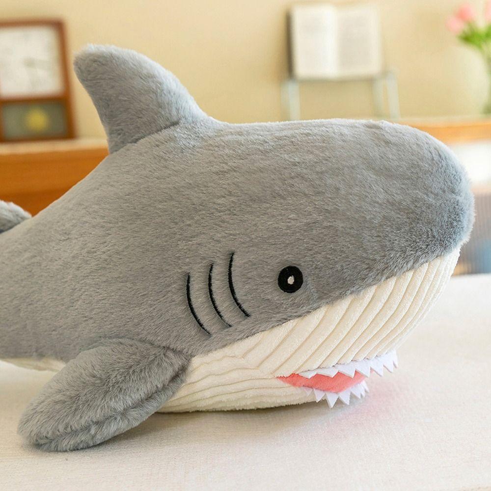 Decorate Whale Pillow Cushion Giant Whale Plush Toy Whale Shark Stuffed Toys Stuffed Animal Doll