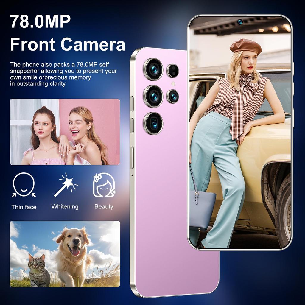 S26 Ultra Smartphone, 16GB RAM + 1TB Storage, Android OS, Popular Cross-Border Device