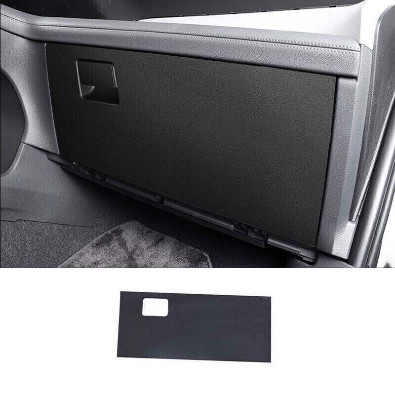 For Toyota Sienna 2021-24 Black PU Leather Co-pilot Anti-kick Panel Pad Trim 1PC