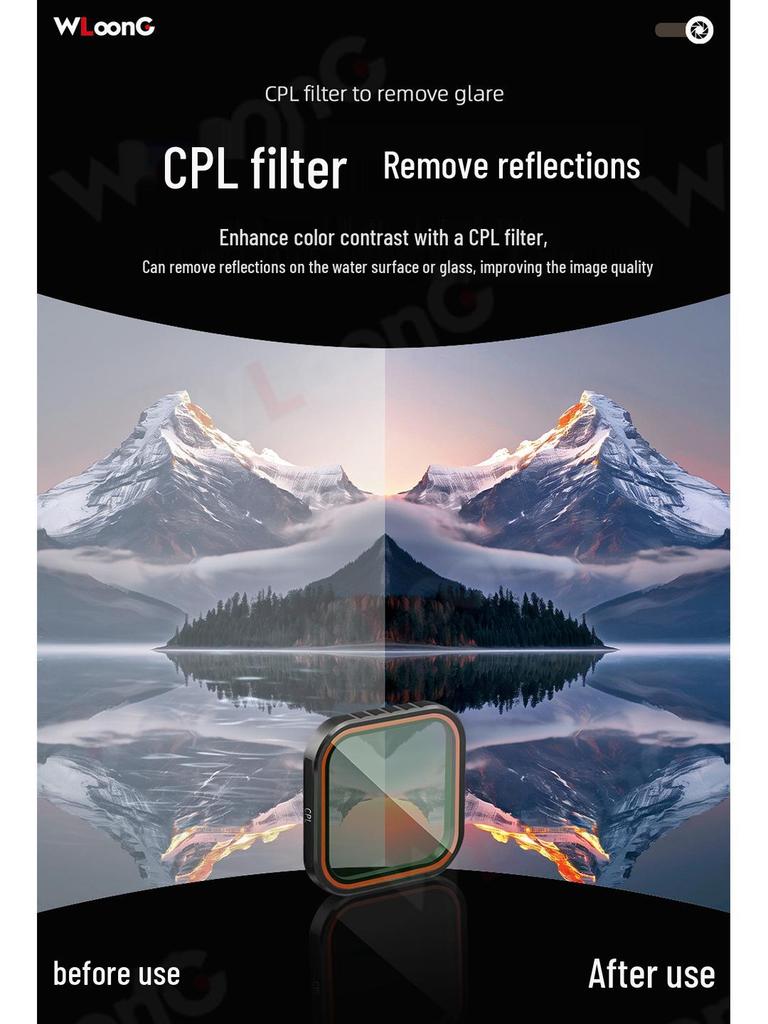Insta360 AcePro Filter Set: CPL Polarizer, ND Neutral Density, UV Filter