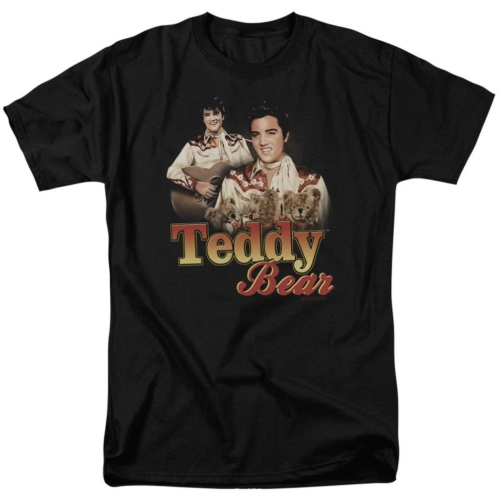 Elvis Presley - Teddy Bear - Unisex Short Sleeve Children s T-shirt - Black 160