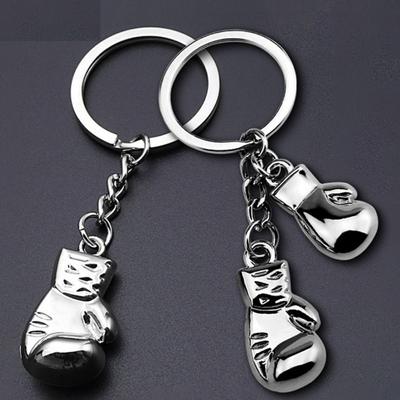 Boxing Glove Fitness Keychain Baseball Baseball Keyring Fitness Equipment Key Ring  Lucky Gift