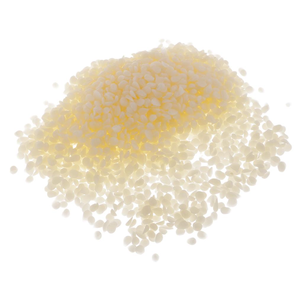 Organic White Beeswax Pellets Cosmetic Grade Natural Bees Wax Pastilles for DIY Soap Candle Lotion Lip Care
