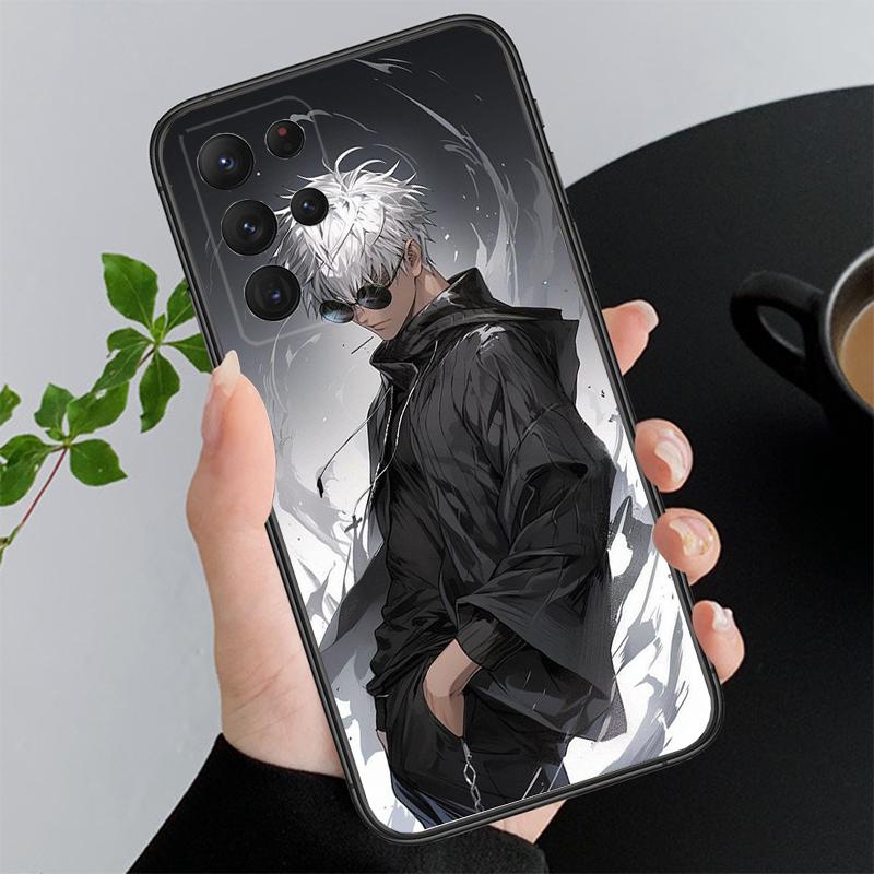 Jujutsu Kaisen Satoru Gojo Phone Case For Samsung S25 S24 S23 S22 S21 S20 Ultra S20 S22 S21 S20 FE S24 Plus