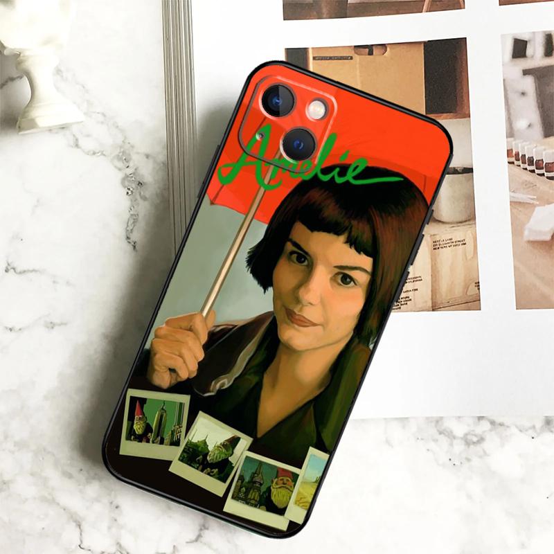 Amelie Poster Classic France Movie Phone Case For iPhone 15 16 14 Plus 13 12 Mini 11 Pro Max X XR XS Max 7 8 Back Cover