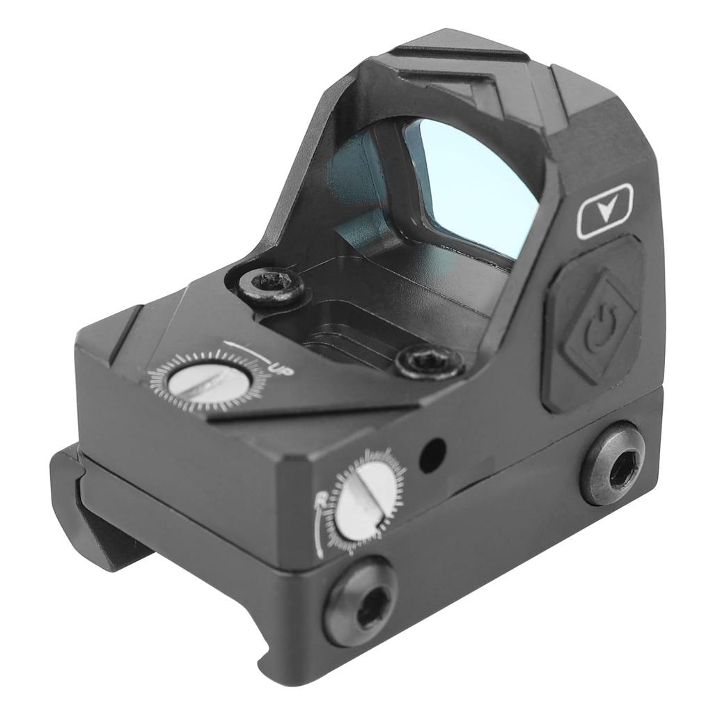 SKEERY 1x24 Punct Tip RMR Punct 1000G Vizor Punct Deschis pentru Activare la Mișcare Compatibil cu Sine de 20mm Glock Vizor, Vizor, Rezistent la Șocuri Airsoft, &