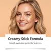 Glitter Makeup Stick Gold High Pigment Shimmer Smooth Blendable Face Body Party Cosmetics Stick