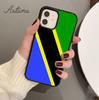 Tansania Flagge Wappen Handyhülle für iPhone 11 12 13 14 Pro Max mini XR XS SE 2020 6S 7 8 Plus Samsung Galaxy S21 S22 Hülle