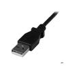 Kabel Mini USB-A til Mini B vinklet 90° nedover - STARTECH - 2m - Dobbel skjerming - 90-graders kontakt