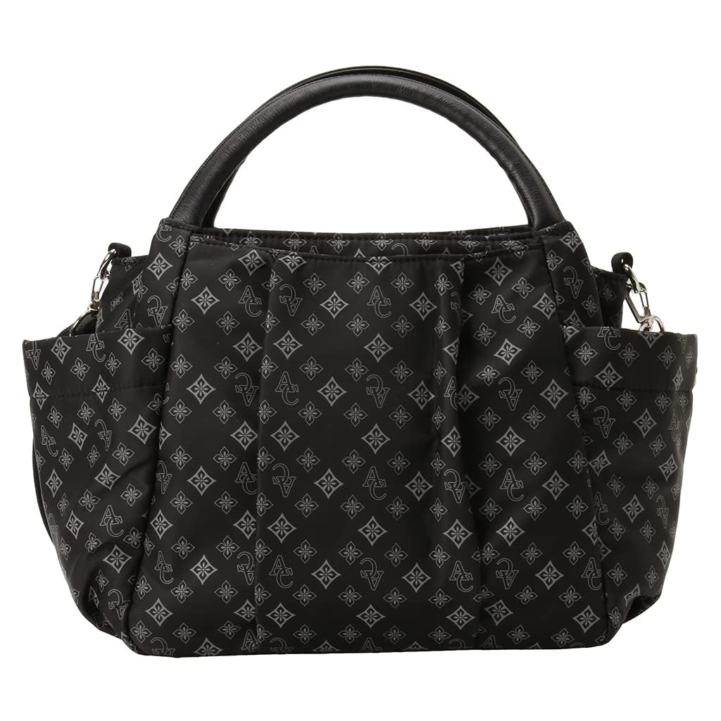 Yubi Anna Christina Schultertasche [Damen-Schultertasche, Crossbody-Tasche, Handtasche, 2-Wege, Stilvoll und Niedlich] 4A67 Schwarz