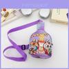 Cartoon Childrens Chest Bag With Labubu And Letter Print Design For Daily Outings