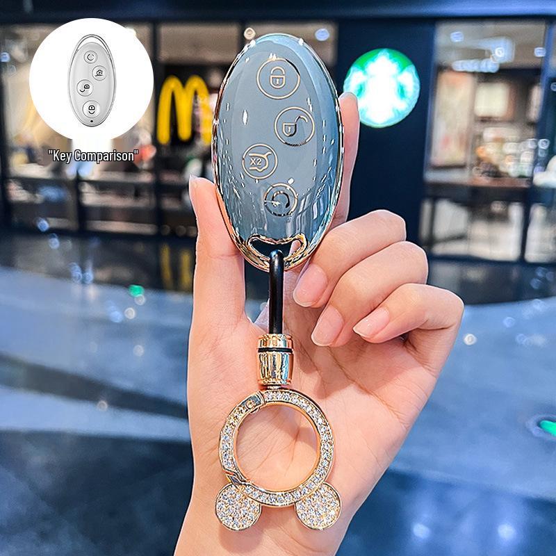 Compatible Key Case for BYD Models: Dolphin, Han, Qin Plus DMi, Song Pro, Yuan, Tang, Seagull EV, Destroyer 05, Seal 06