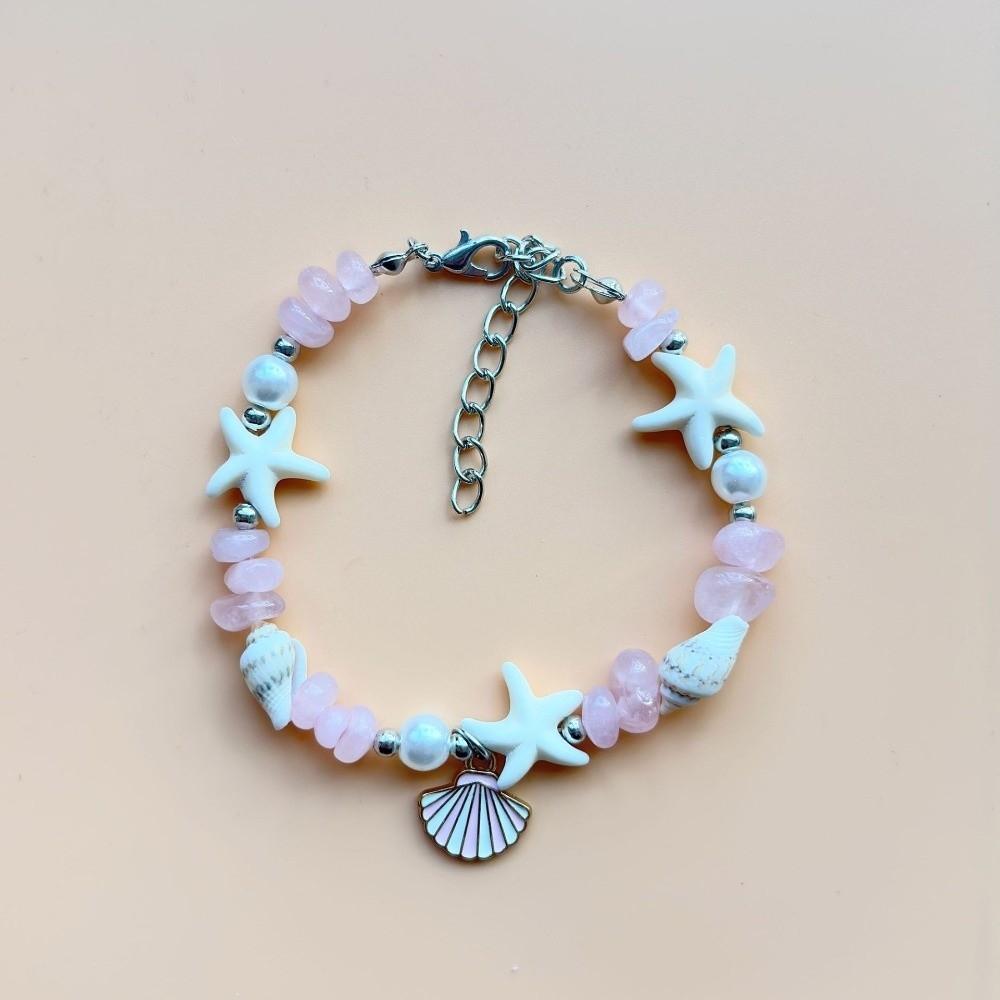 Pearl Beach Beads Bracelet Ocean Sea Series Bohemian Shell Bracelet Shell Starfish Bracelet Daily