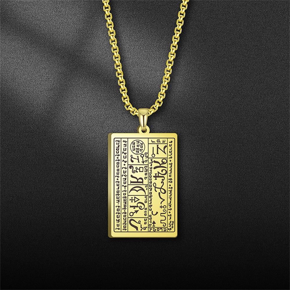 The First Seal 6th and 7th Books of Moses Necklaces Mystery Wicca Amulet of Greatest Fortune and Long Life Jewelry Gifts